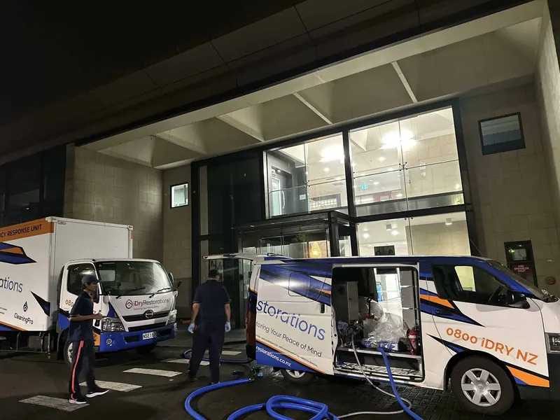iDry flood restoration at a critical healthcare facility