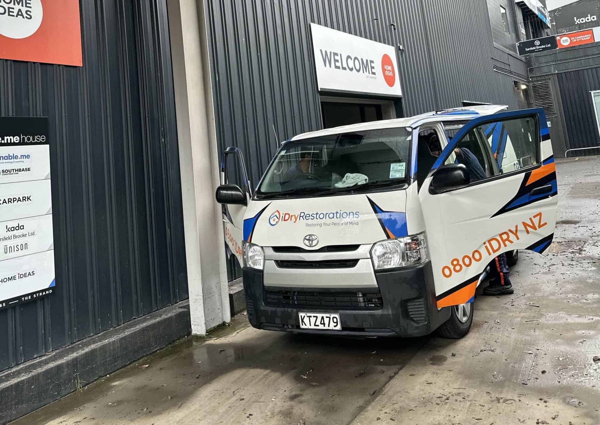 Commercial showroom flood restoration by iDry Restorations Auckland