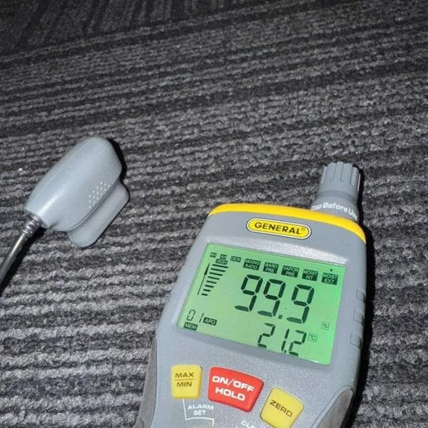 Moisture reading documentation for insurance claims