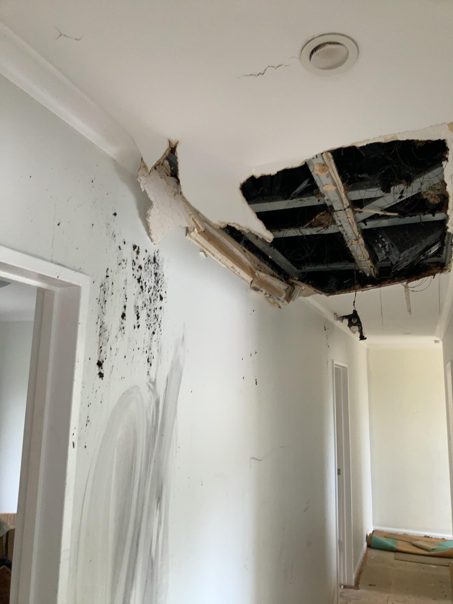 iDry technicians performing fire damage cleanup and restoration