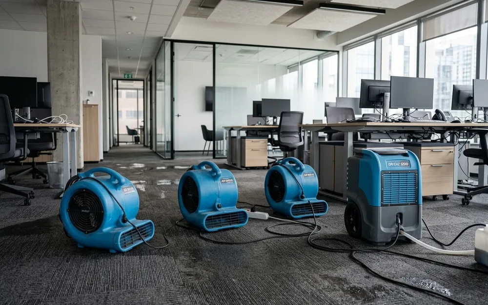 Commercial restoration equipment deployed by iDry